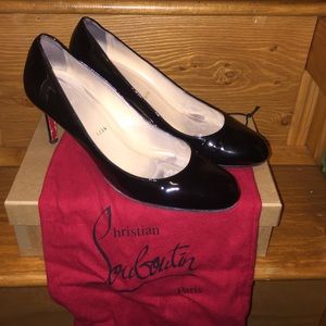 Authentic Black Patent Christian Louboutin