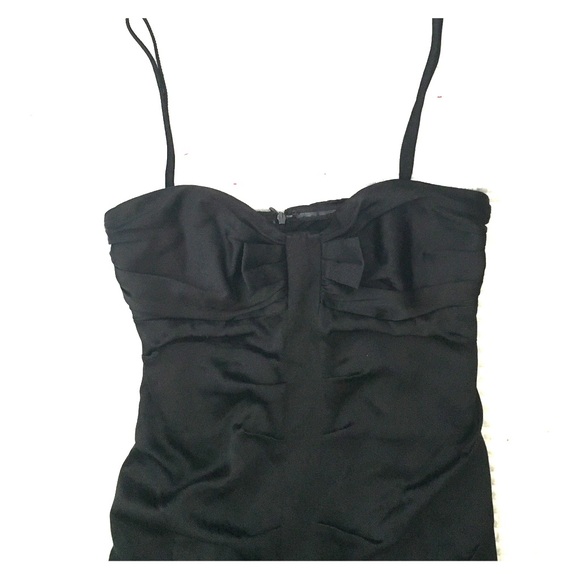 Nicole Miller silk black dress