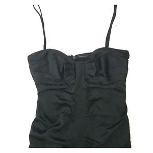 Nicole Miller silk black dress