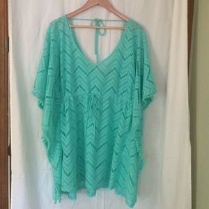 Miken mermaid blue cover up