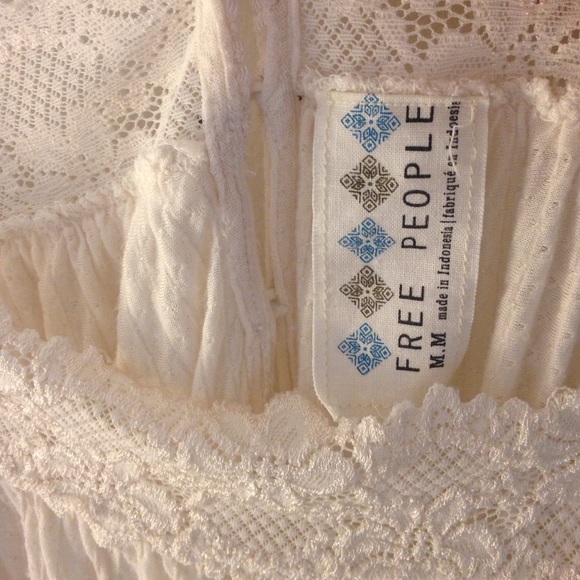 🌞boho Off the shoulder free people top🌞 - Picture 2 of 4