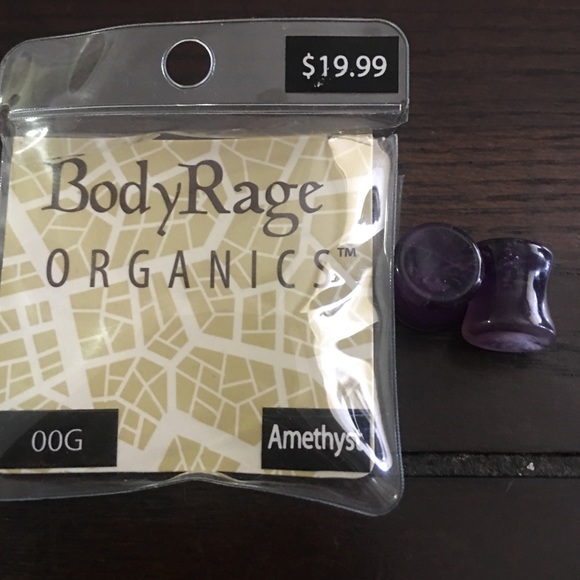 Amethyst Plugs 00g/10mm