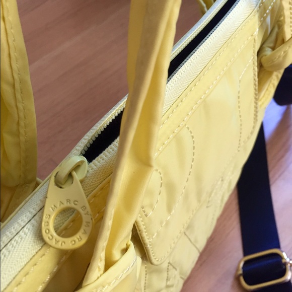 Marc by Marc Jacobs Yellow Nylon Laptop Bag - Picture 4 of 4