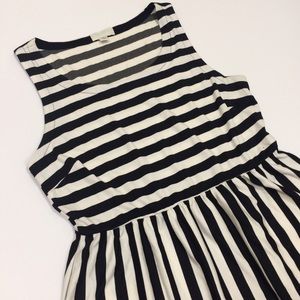 Sweet and Slimming Striped Dress Plus Size