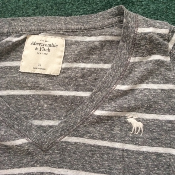 Abercrombie and Fitch grey long sleeve shirt