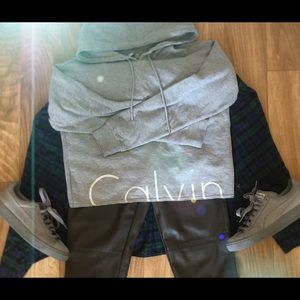 Calvin Klein Grey/White Hoodie