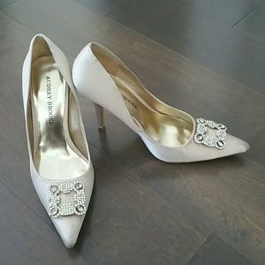 Audrey Brooke Champagne Wedding Pumps