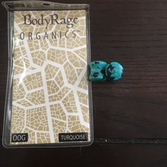 Turquoise Plugs 00g/10mm