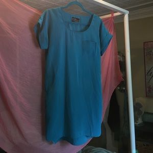 Blue Shift Dress