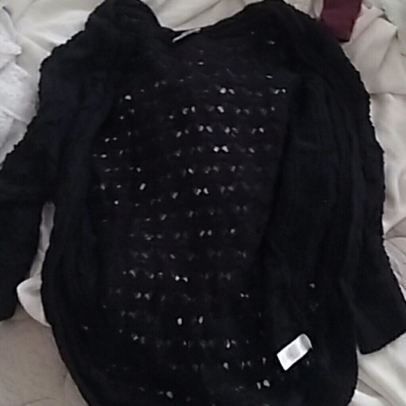 Kids black justice cardigan