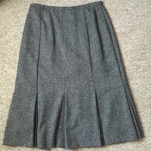Brooks Brothers 346 Pleated Wool Skirt