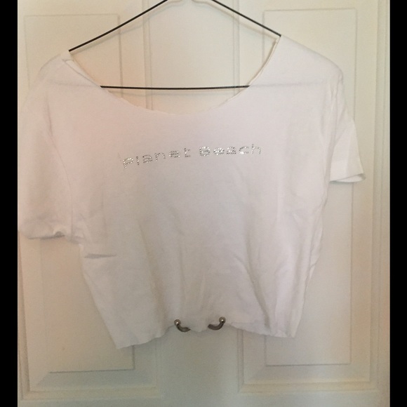 Cute bling crop top