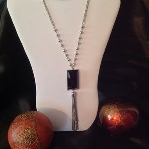 Long tassel necklace.   NWOT
