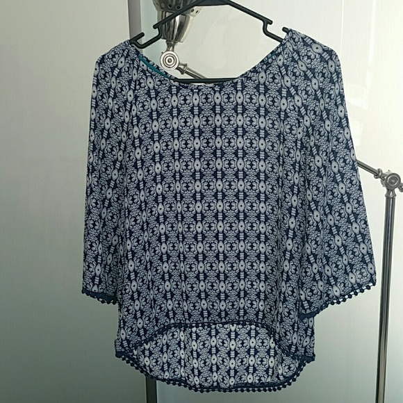 Flowy printed top