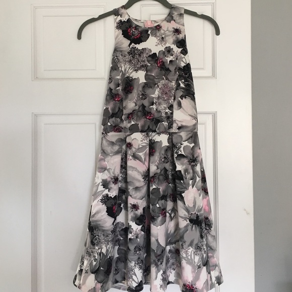 A&F floral light neoprene dress