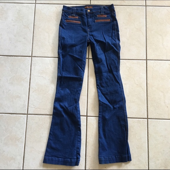 Seven for All Mankind High Rise Flared Jeans