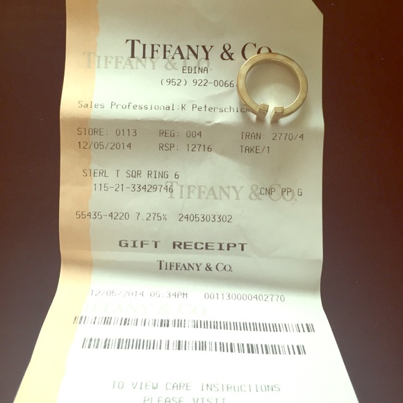 Tiffany & Co Ring
