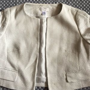 Ann Taylor Cropped Blazer
