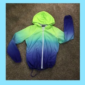Ombré windbreaker