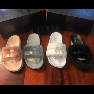 FENTY x Puma Rihanna Fur Slippers