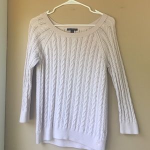 American Eagle Creme Pink Sweater