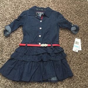 Little girls Jean guess dress