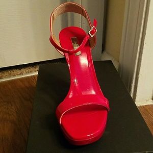 BRAND NEW Calvin Klein Red Patent Leather Heels