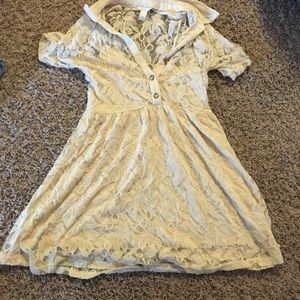 Cream/off white lace dress