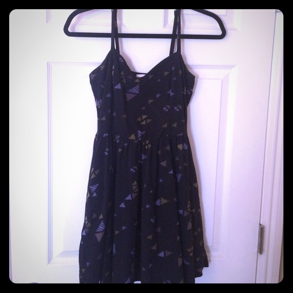 Lush geometric print dress