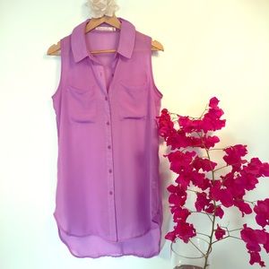 Purple sheer gorgeous top!!!!