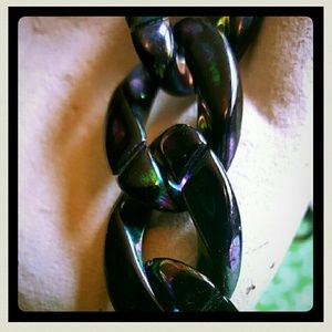 Forever 21 Oil Slick Chain Bracelet