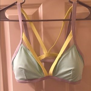 Turquoise, green, & grey Vicoria Secret Swim Suit