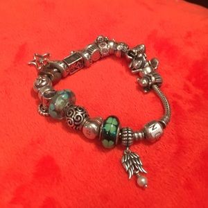 Pandora Charm Bracelet plus Charms