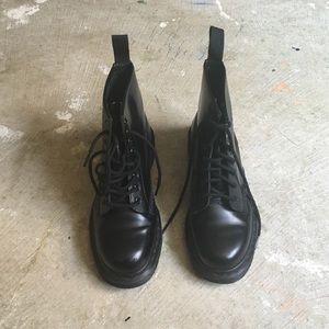 All black dr. Martens worn once