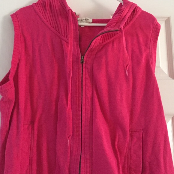 Hot pink vest