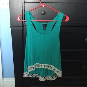 rue 21 teal tank top
