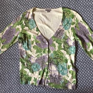 Floral Printed Sweater