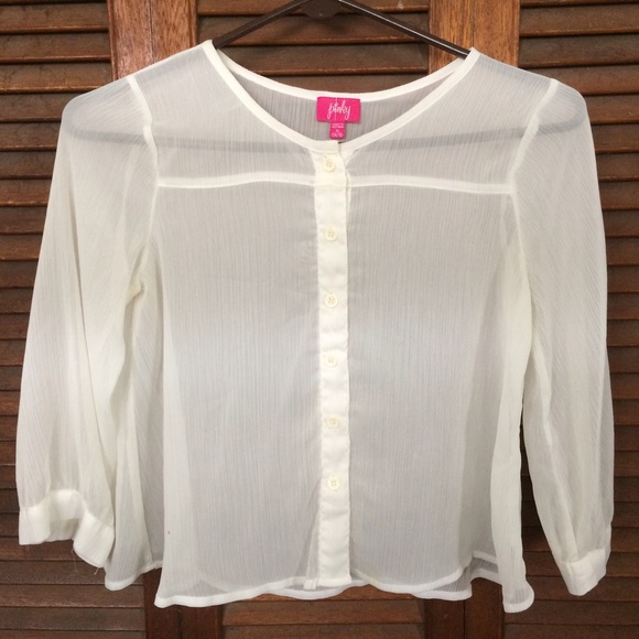 White Sheer Blouse