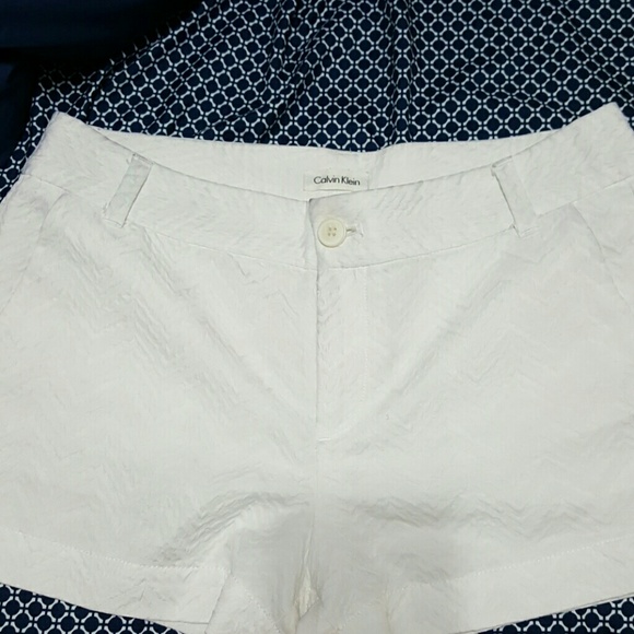 CK White shorts