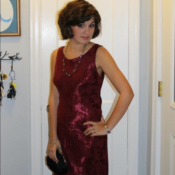 Burgundy Formal Gown