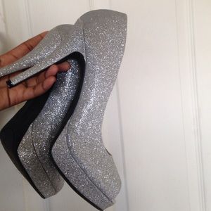 Sparkly heels