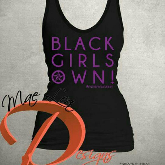Black Girls Own Entrepreneurship Tank Black