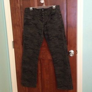 Dark camo jeans