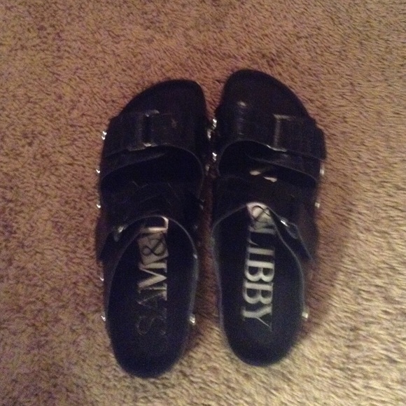 Black Velcro Birkenstocks