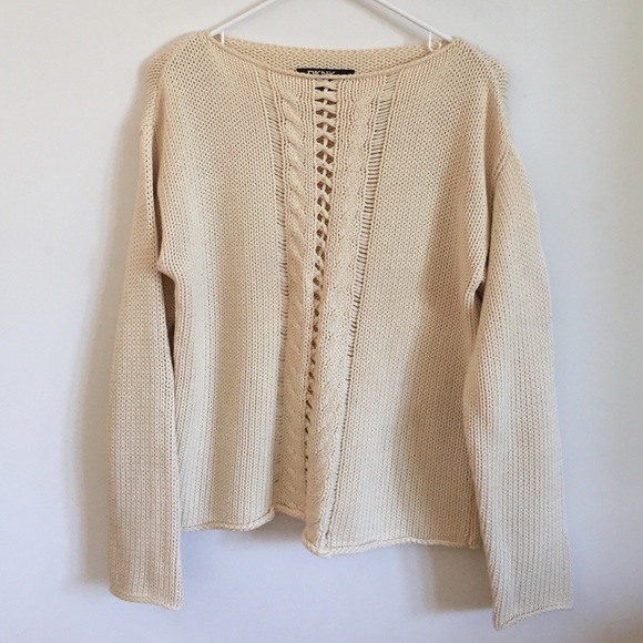 DKNY Sweaters - DKNY Cream Knit Sweater