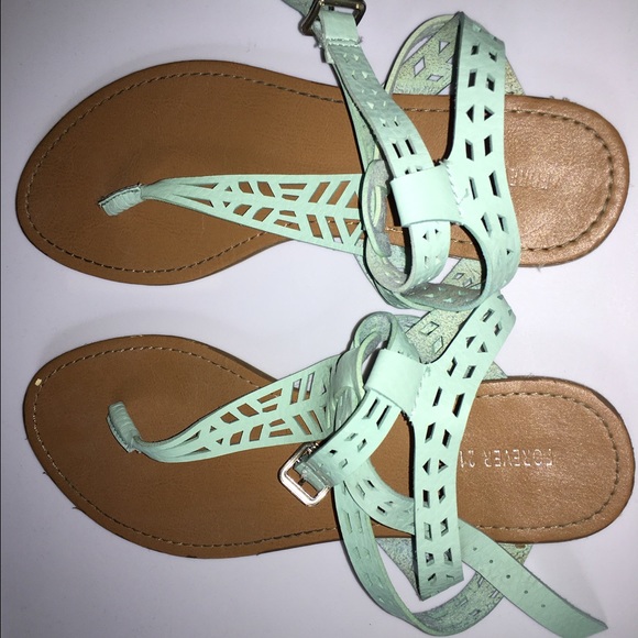 forever 21 sandals worn once