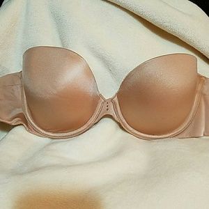 VS Multifit strapless Bra 34C. Nude