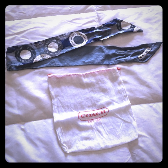 Silk COACH scarf / neck tie