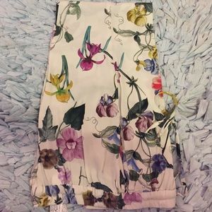 ZARA Floral Pants