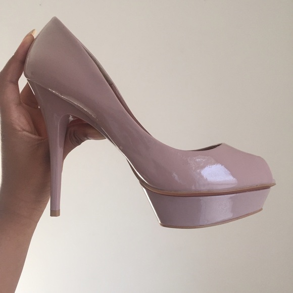 ZARA peep toe heels